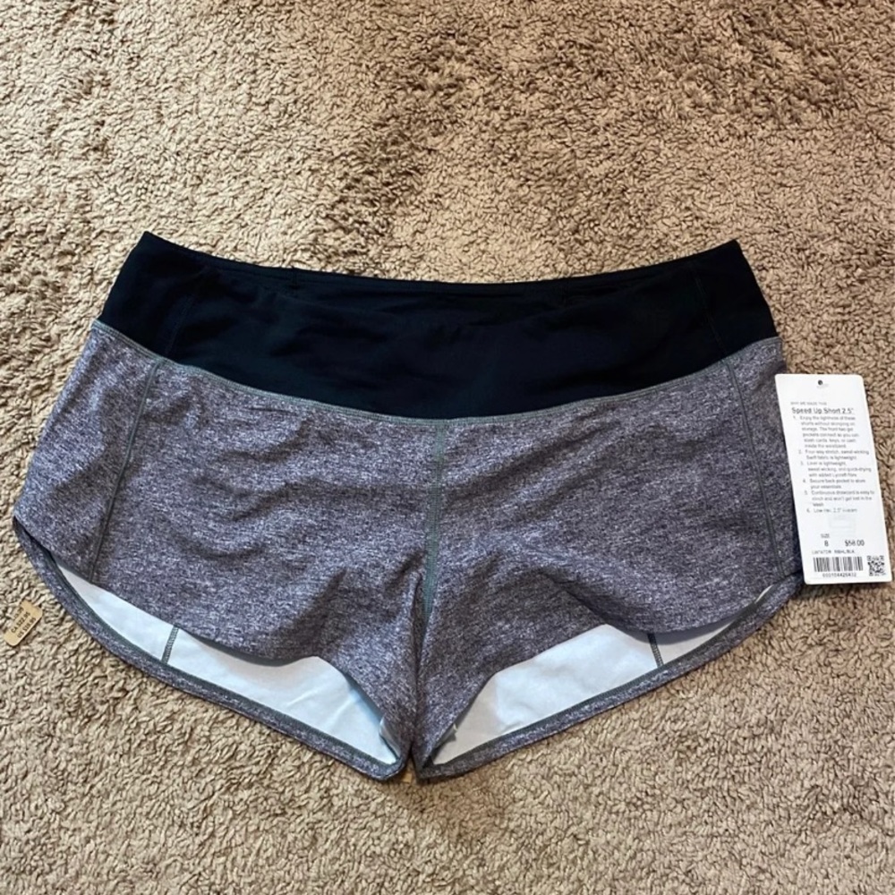Lululemon speed shorts